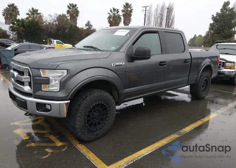 2015 Ford F-150 Xlt z USA, uszkodzony, nr VIN 1FTFW1EF4FKE00670